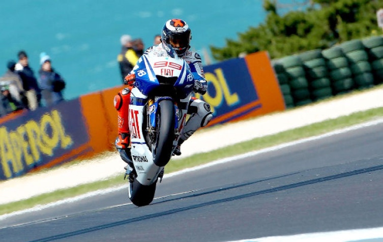 Foto: MotoGP, Lorenzo knapp dahinter