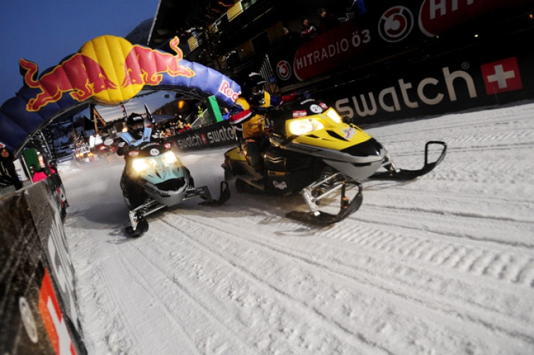 Die Grand Prix Atmosphäre im Schnee war einzigartig !