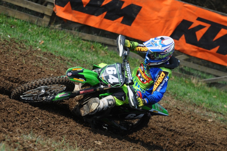  MX-Rookie Alex Pölzleithner auf der Damianik Kawasaki - Rang 3 im Auner Supercross.at Cup in Sittendorf!