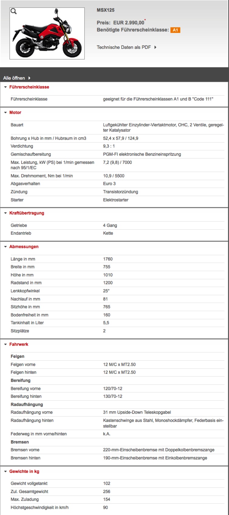 Daten & Preis