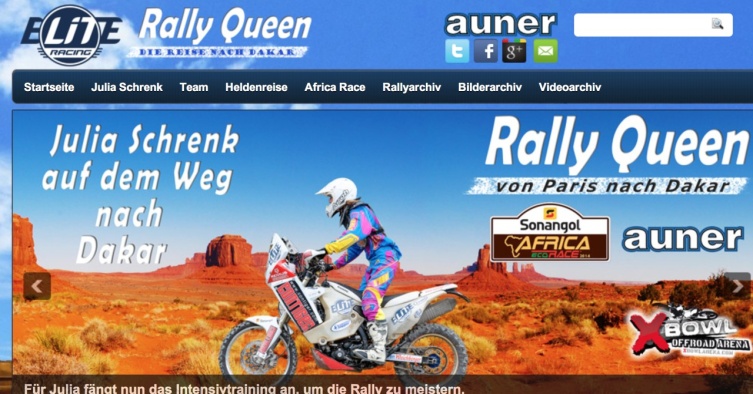 Julia Schenk startet bei der Rallye Dakar!