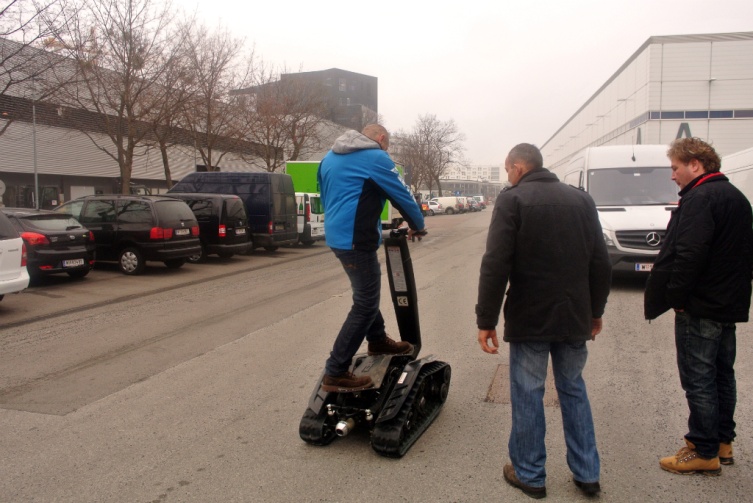 Surfing Style auf Segway Zwitter