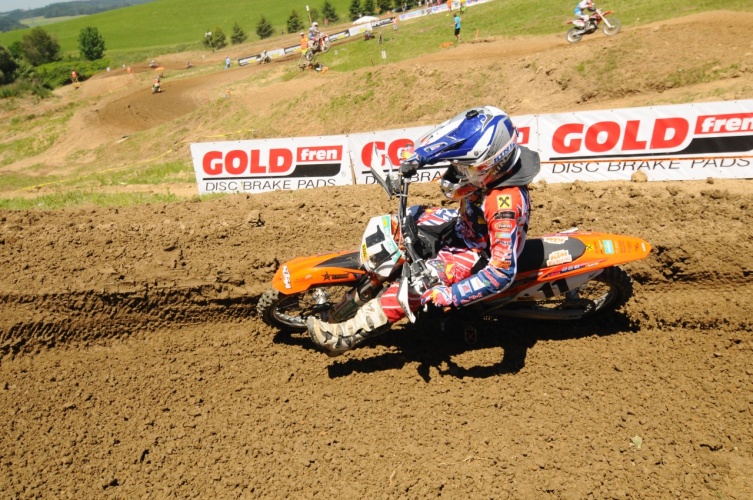 Rene Hofer war der stärkste rot-weiß-rote Rookie in Mehrnbach - Rang 7 (!) in der ADAC Junior Cup Tageswertung (Foto: Heti/supercross.at)
