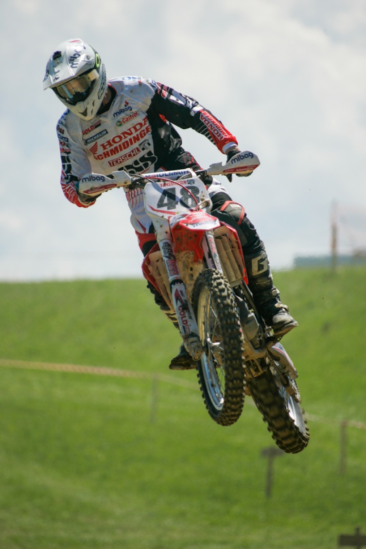 Andreas Schmidinger (MIBAG Schmidinger) auf der Honda 450 war in Behamberg nicht zu schlagen! (Foto: www.sportpixel.eu)