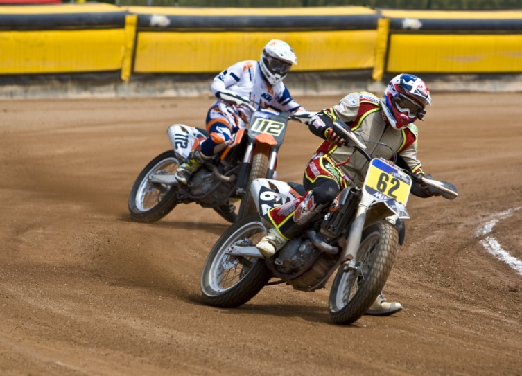 Spannende Rennen brachte das FLAT TRACK RACE in Mureck! (Foto: Martin Sulzbacher)