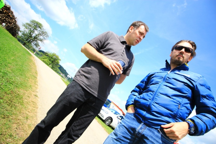 ACC Moderator Tom Katzensteiner und Johannes Ketter von Husqvarna