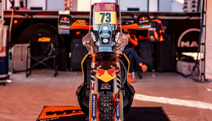 Red Bull KTM Factory Racing befindet sich in Riad zum Ruhetag der Dakar-Rallye, die sich zur Halbzeit des Events 2026 befindet.