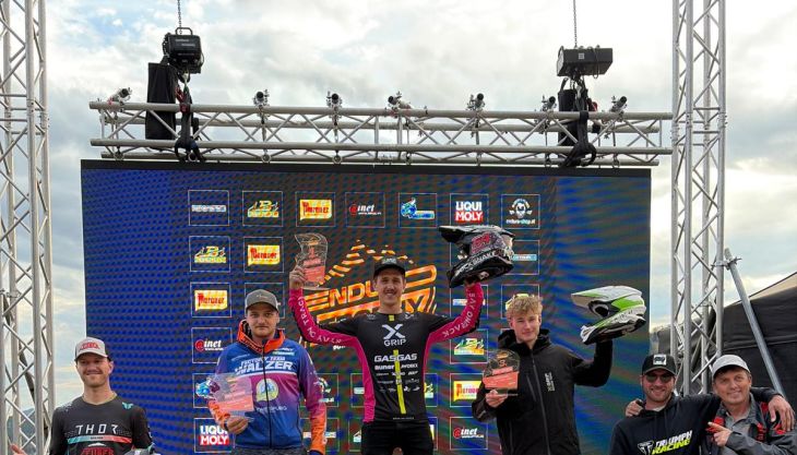 Das X-GRIP GASGAS Racing Team mit Valentino Hutter und Thomas Hecher stand vergangenes Wochenende beim Saisonauftakt zur Österreichischen Enduro Staatsmeisterschaft 2026 in Perchau am Sattel am Start.