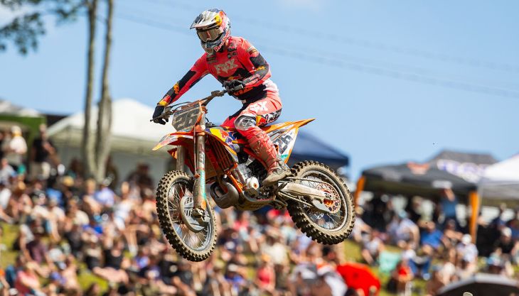 Jorge Prado vom Red Bull KTM Factory Racing Team sicherte sich in Unadilla seinen dritten 450MX-Podiumsplatz der Saison 2026 