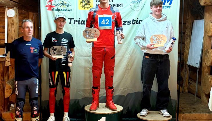 2ter Doppelsieg für Matthias Schmidt in der Österreichischen Junior Trial Meisterschaft