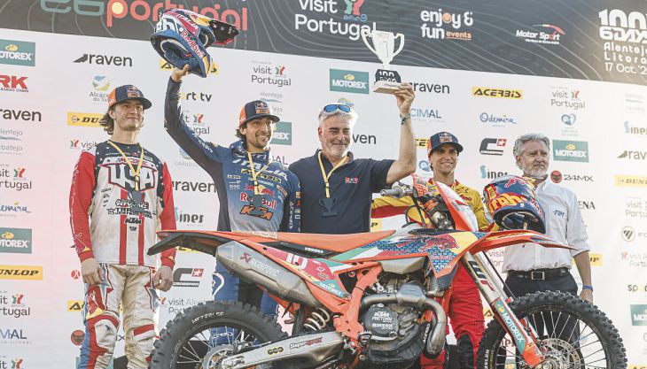 Andrea Verona vom Red Bull KTM Factory Racing Team hat sich nach einer unvergesslichen Leistung in Grândola, Portugal, seinen ersten Einzelsieg bei den 6DAYS gesichert. 