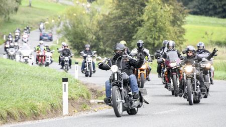 Motorrad-Benefizrundfahrt zu Gunsten der Kinderkrebshilfe war ein voller Erfolg