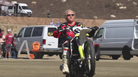 80 YEAR OLD GRANDPA EARL SHREDS DIRT BIKE