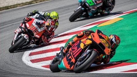 Red Bull KTM ging aus einem schwierigen MotoGP Race hervor, mit Pol Espargaro und Johann Zarco in den Top Ten.