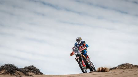 Sam Sunderland derzeit 2. bei der Atacama Rallye