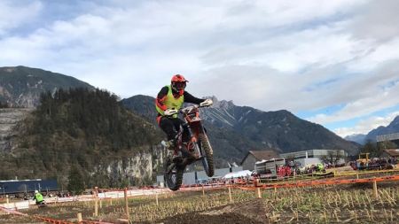Perfekte Bedingungen beim Enduro Rennen in Ludesch.