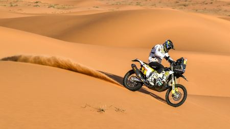 Nach einer starken Fahrt auf der sechsten Etappe der Rallye Dakar 2020 geht Pablo Quintanilla von Rockstar Energy Husqvarna Factory Racing als vorläufiger Gesamtzweiter in den Ruhetag der Veranstaltung.