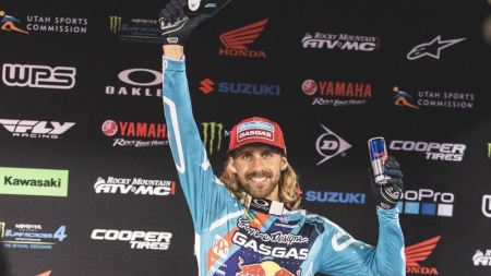 AMA Supercross Round 8: Justin Barcia mit GASGAS auf dem Podium in Orlando