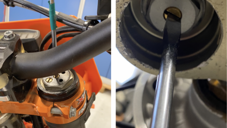 Das weiche nicht durchschlagendes Supersoft-Sport-Enduro-Fahrwerk, so komfortabel wie nur geht, um möglichst kräfteschonend aber auch sicher und schnell Enduro Fahren zu können.