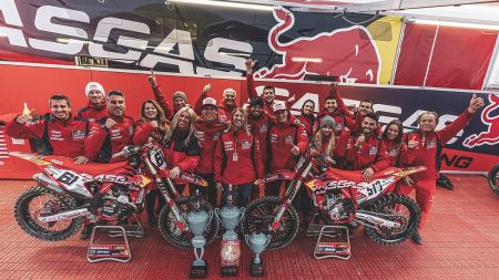 Simon Langenfelder von Red Bull GASGAS Factory Racing hat auf seiner MC 250F Geschichte geschrieben! 