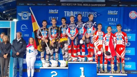 Die Trial Team-Weltmeisterschaft 2022, das „Trial of Nations“, mit den besten 3 Fahrern der jeweils teilnehmenden 23 Nationen, von Kanada bis Australien, ging heute Sonntag mit dem besten Ergebnis bisher für Österreich zu Ende.