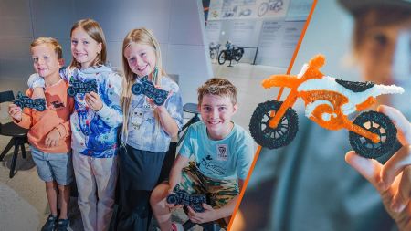 Hurra! Ferien! Das ist die Gelegenheit die Neuheiten im KTM Museum zu entdecken.