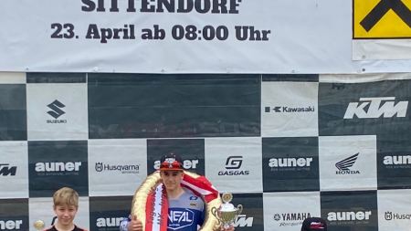 Podiumsplatzierung von Ricardo in Sittendorf
