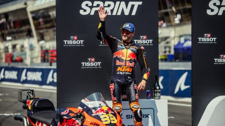 Brad Binder fuhr in Le Mans von Startplatz 10 auf Platz 2 und holte damit sein drittes Sprint-Podium in fünf Rennen in dieser Saison.