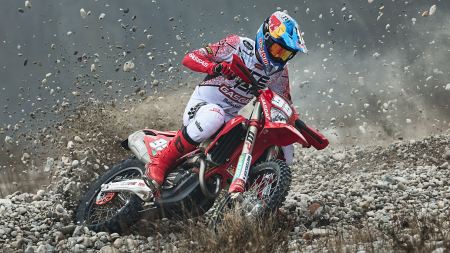 Andrea Verona von GASGAS Factory Racing scheut keine Herausforderung und wird beim diesjährigen Red Bull Erzbergrodeo auf seinem GASGAS EC 350F an den Start gehen. 