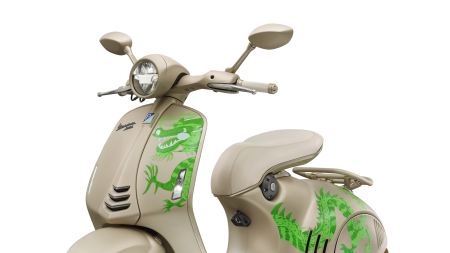 Im 60. Jubiläumsjahr von Vespa in Österreich wird die Sonderedition der Vespa 946 dem chinesischen Jahr des Drachen gewidmet.