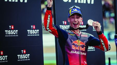 Red Bull GASGAS Tech3 kostete erneut den süßen Geschmack von Podiums-Prosecco, denn MotoGP-Rookie Pedro Acosta gewann den dritten Grand Prix in Folge dank seines zweiten Platzes im Gran Premio de España Sprint. 