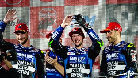 Mit einer sensationellen Leistung sicherten sich Marvin Fritz, Niccolò Canepa und Karel Hanika beim legendären 8-Stunden-Rennen von Suzuka den zweiten Platz und damit das erste Podium für das Yamalube YART Yamaha EWC Official Team.