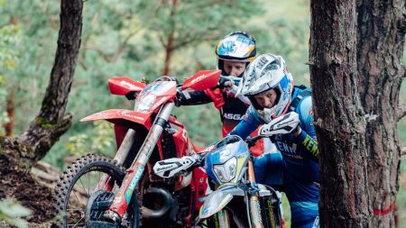 Teo Kabakchiev (BGR, Sherco) steigerte sich und war am Offroad-Tag 2 der Red Bull Romaniacs in Topform.