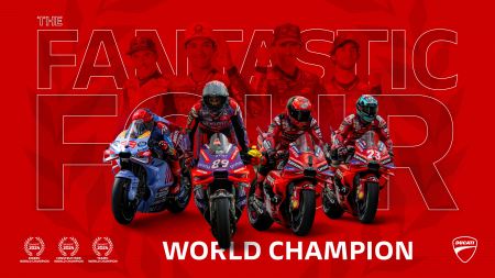 Jorge Martín und die Desmosedici GP sind nach einer weiteren rekordverdächtigen Saison für den italienischen Hersteller die Weltmeister des Jahres 2024.