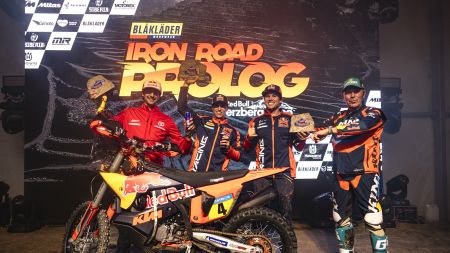 Josep Garcia (ESP, KTM) takes victory in the Blakläder Iron Road Prologue ahead of Andrea Verona (ITA, GASGAS) and Danny Sanders (AUS, KTM)!