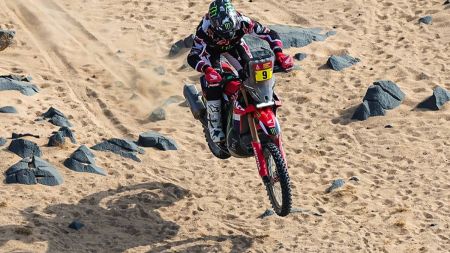 Sein Plan ging auf. Gestern gab Ricky Brabec bewusst die Führung in der Gesamtwertung an Luciano Benavides ab - und gewann dadurch heute.