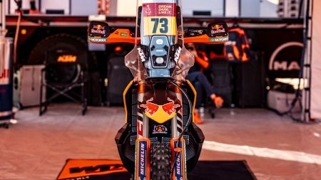 Red Bull KTM Factory Racing befindet sich in Riad zum Ruhetag der Dakar-Rallye, die sich zur Halbzeit des Events 2026 befindet.