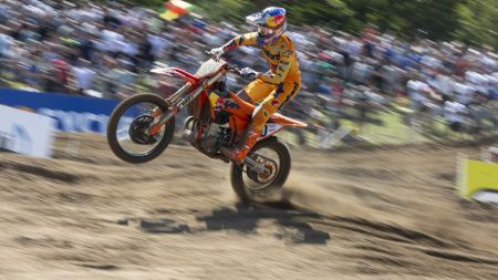 Podiumsplatz für Laengenfelder beim anspruchsvollen MXGP von Flandern