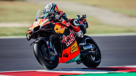 Pedro Acosta holte am Samstag für Red Bull KTM Punkte mit dem 6. Platz beim Sprint des Grand Prix von San Marino im sonnigen Misano.