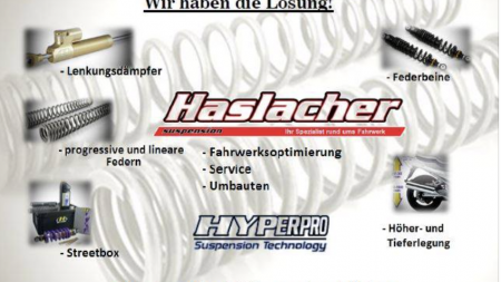 Du suchst die die perfekte Lösung für Dein Fahrwerk, Haslacher hat sie!