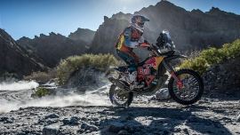 Die Red Bull KTM Factory Racing Fahrer hatten einen starken Start in die Desafio Ruta 40 Rally 2018. 