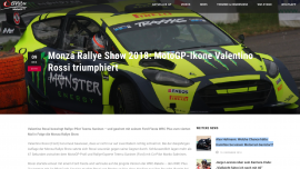 Monza Rallye Show 2018: MotoGP-Ikone Valentino Rossi triumphiert