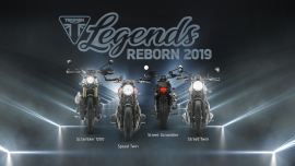 „Legends Reborn“ präsentiert TRIUMPH Anfang März 2019 seine Modellneuheiten.