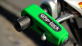 Grip-Lock wurde als schnelle, komfortable Lösung für die Sicherung eines Motorrads entwickelt.