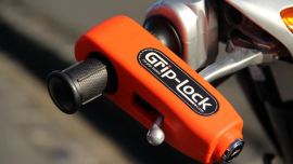 Grip-Lock wurde als schnelle, komfortable Lösung für die Sicherung eines Motorrads entwickelt.