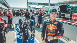 Ein Meilenstein für Red Bull KTM heute in San Marino, da Pol Espargaró mit der RC16 den zweiten Platz belegte und seine bisher beste MotoGP Qualifikation erreichte.