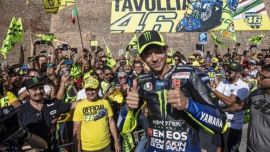 Valentino Rossi hat sich seinen Traum erfüllt - mit seiner Yamaha M1 durch Tavullia zu fahren.