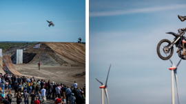 Motocross Freestyle Geschichte wurde geschrieben: Weltpremiere des Contest Double Backflip über den Dirt Takeoff!