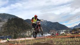 Perfekte Bedingungen beim Enduro Rennen in Ludesch.