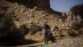 Eine “Fetzengaudi” – so fasst Martin Freinademetz die neunte Etappe der diesjährigen “Rallye Dakar” zusammen.